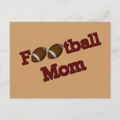 Football Mam Briefkaart (Voorkant)
