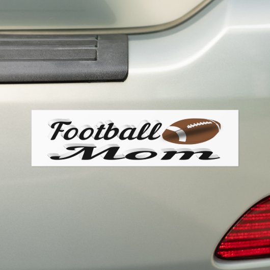 Football Mam Bumpersticker (Op auto)