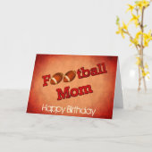 Football Mam Cute Birthday Kaart (Gele Bloem)