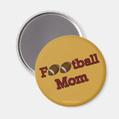Football Mam Cute Magneet (Voorkant / Achterkant)