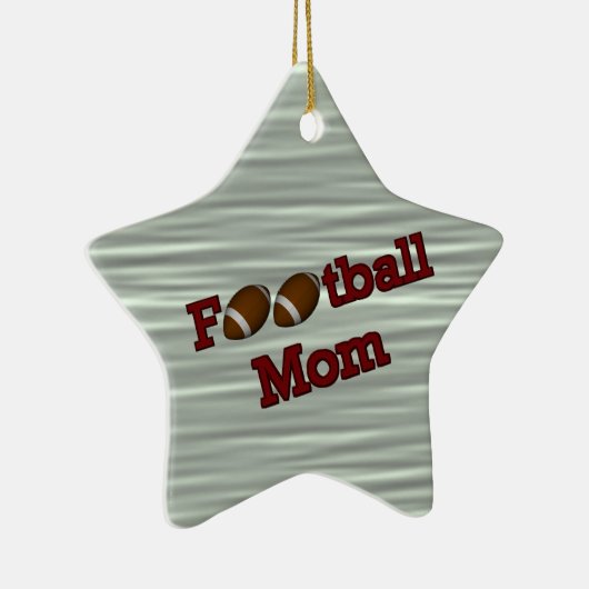Football Mam Cute  Ornament (Rechts)
