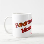 Football Mam Cute Personalized Koffiemok (Links)