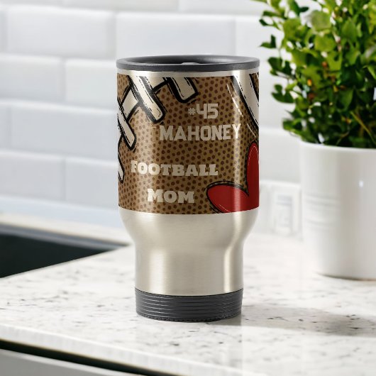 Football mam gepersonaliseerd nummer achternaam ca reisbeker