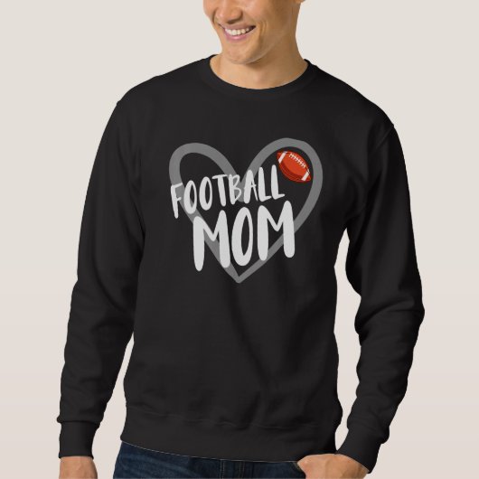 Football Mam Heart Trui (Voorkant)