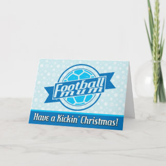 Football Mam Kerstmis Kaart Xmas Kaart