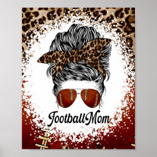 Football Mam Leopard Print
