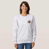 Football mam sweatshirt in mijn Football mam era (Voorkant volledig)