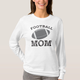 Football mam T-shirt, lange hoezen T-shirt