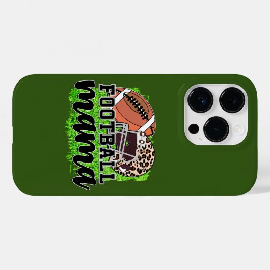 Football Mama Case-Mate iPhone Case (Achterkant (horizontaal))