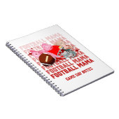 FOOTBALL MAMA Coquette Mom Spel Dag Notities Notitieboek (Rechterzijde)