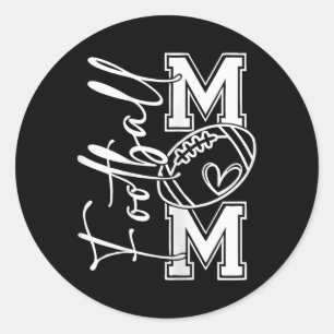 Football Mama Football Mama Football Mama Football Ronde Sticker