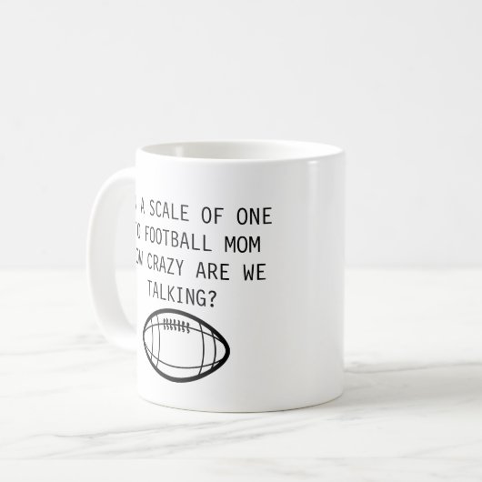 Football mama | Funny Mug Koffiemok (Voorkant links)