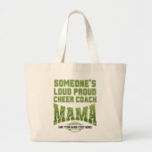 FOOTBALL MAMA IEMANDS TROTSE CHEER COACH MAMA GROTE TOTE BAG (Voorkant)