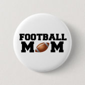 Football mama ronde button 5,7 cm (Voorkant)