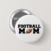 Football mama ronde button 5,7 cm (Voorkant /achterkant)