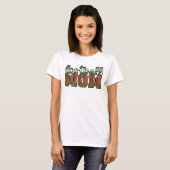 Football mama Shirt. Cute Football T-Shirt (Voorkant volledig)