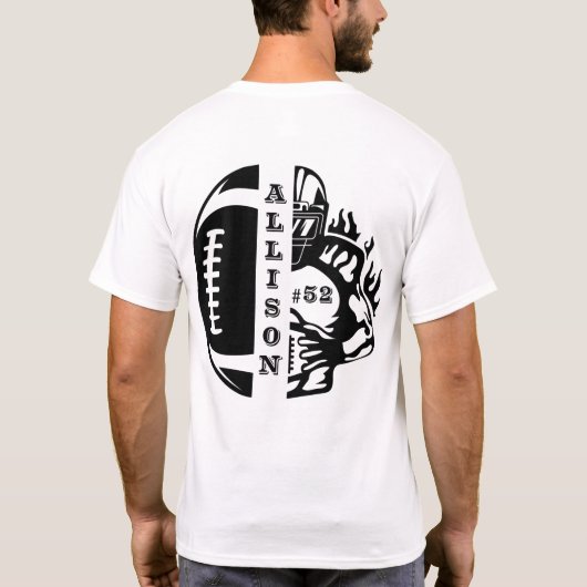 Football Mama T-shirt (Achterkant)
