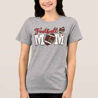 Football mama Tri-Blend shirt