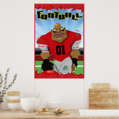 FOOTBALL MAN POSTER (Keuken)
