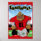 FOOTBALL MAN POSTER (Voorkant)