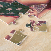 Football meisjes Legpuzzel (Zijkant)