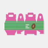 Football Meisjes Roze Verjaardagsfeestje Favor Box Bedankdoosjes (Uitgevouwen)
