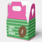 Football Meisjes Roze Verjaardagsfeestje Favor Box Bedankdoosjes (Geopend)