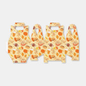 Football met bladeren en pompoenen bedankdoosjes (Uitgevouwen)