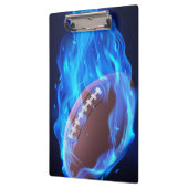 Football met blauw klembord voor lampjes (Links)