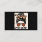 football met een rommeltje visitekaartje (Achterkant)