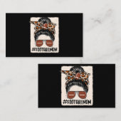 football met een rommeltje visitekaartje (Voorkant / Achterkant)