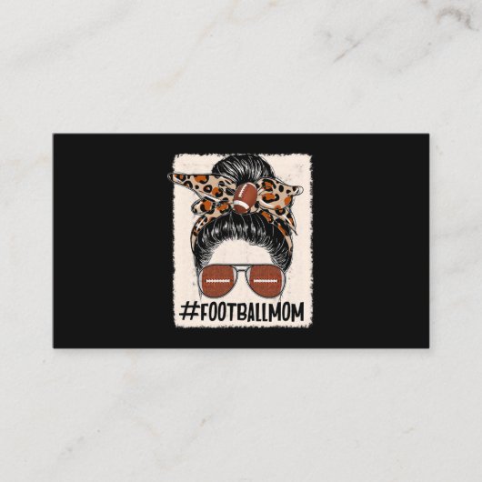 football met een rommeltje visitekaartje (Voorkant)