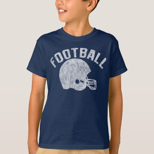 Football met Helmet T-shirt (Voorkant)