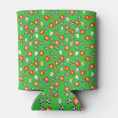 Football met rode shirten blikjeskoeler (Achterkant)