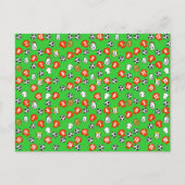 Football met rode Shirten Briefkaart (Voorkant)