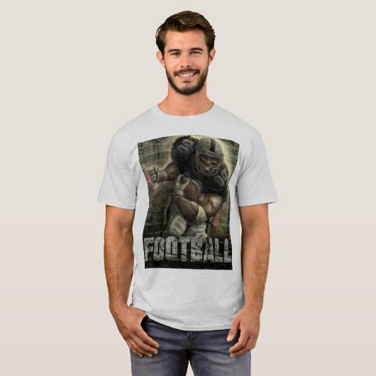 Football met smaakmond t-shirt (Voorkant volledig)