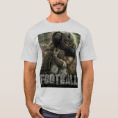 Football met smaakmond t-shirt (Voorkant)