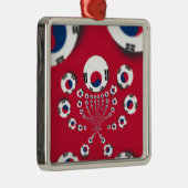 Football. Metalen Ornament (Rechts)