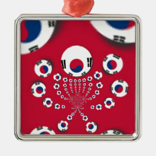 Football. Metalen Ornament