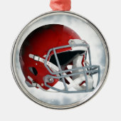 Football Metalen Ornament (Voorkant)