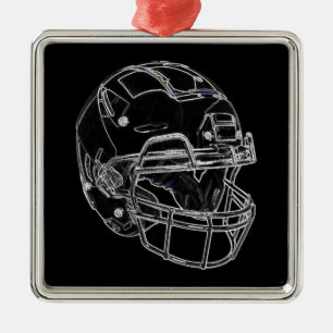 Football Metalen Ornament