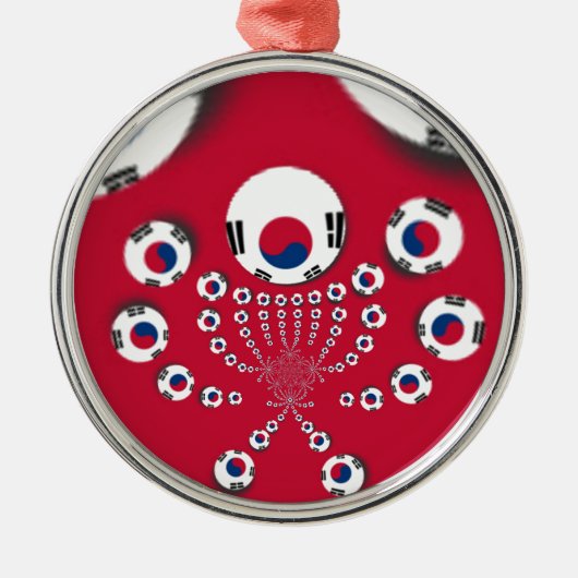 Football. Metalen Ornament (Voorkant)