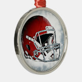 Football Metalen Ornament (Rechts)