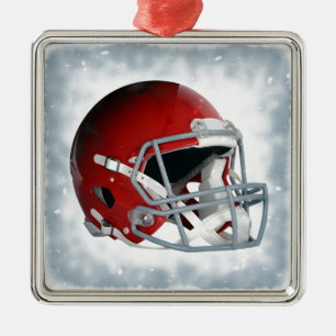 Football Metalen Ornament
