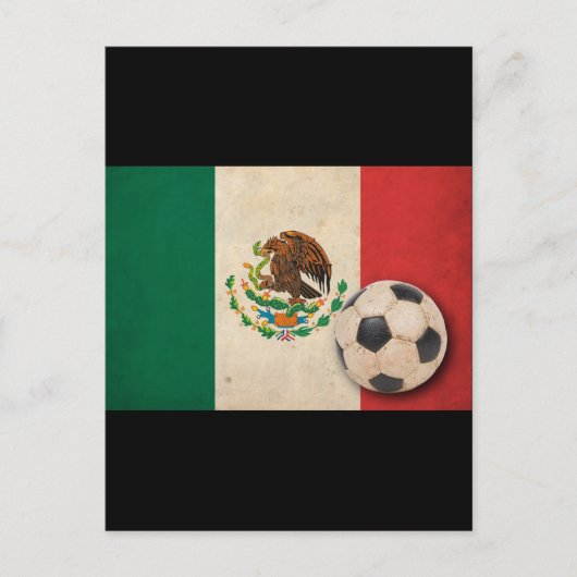 Football Mexico Briefkaart (Voorkant)