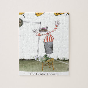 football midden rode strepen legpuzzel