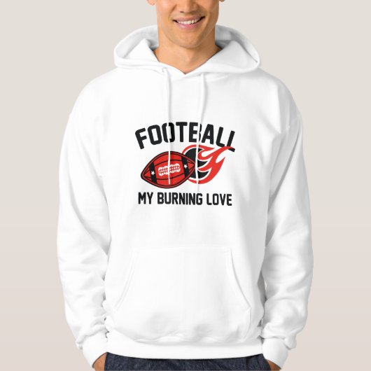 Football Mijn broedliefde Hoodie (Voorkant)