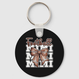 Football Mimi Coquette Bow Sport Oma Moeders D Sleutelhanger