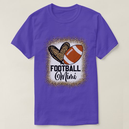Football Mimi proud Mimi van de Speler van het Foo T-shirt (Design voorkant)