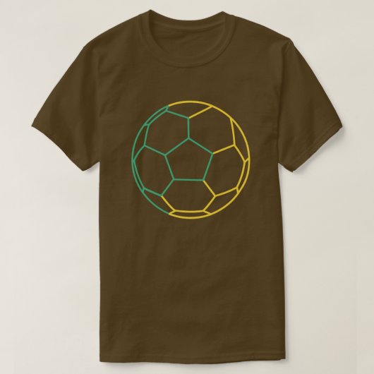Football Modern Art Dark T-shirt (Design voorkant)